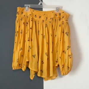 off the shoulder hollister shirt